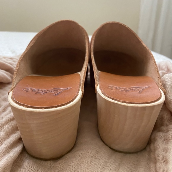 Lotta from Stockholm - Elsa High Heel Classic Clog Natural Leather - Picture 4 of 5